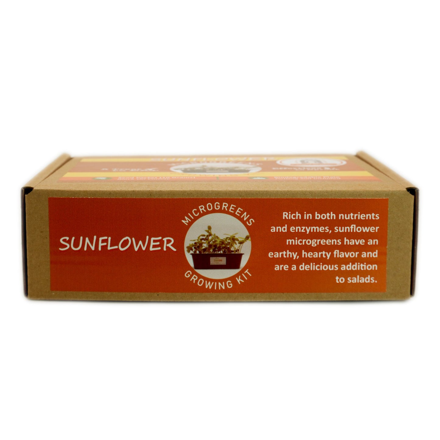 Sunflower Microgreen Growing Kit by Creator Wellness, All-in-One Kit