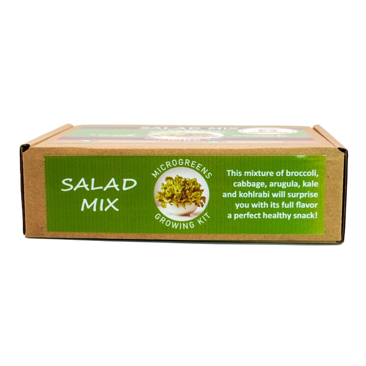 Salad Mix Microgreens Growing Kit by Creator Wellness, Perfect for Salads