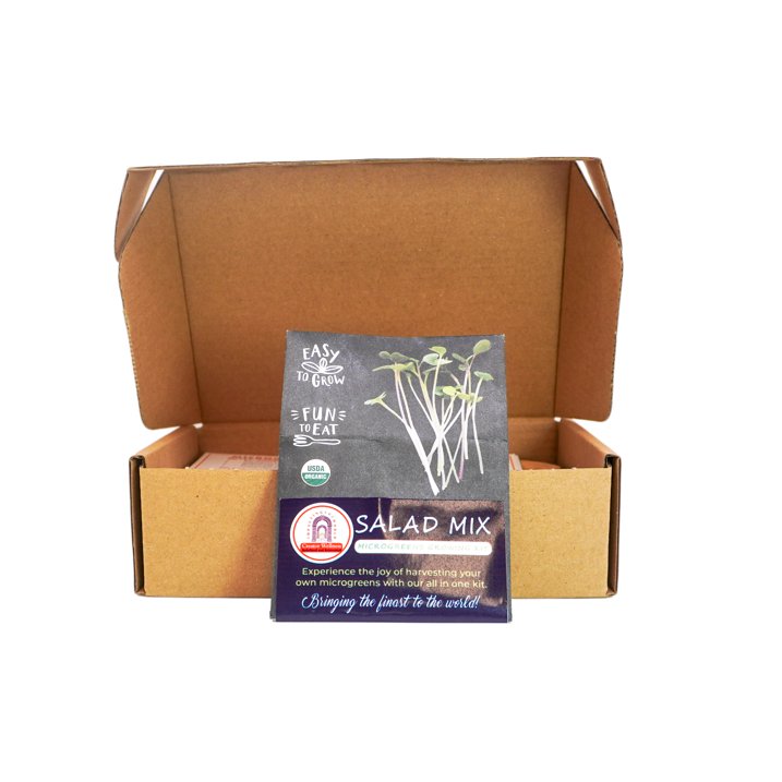 Salad Mix Microgreens Growing Kit by Creator Wellness, Perfect for Salads