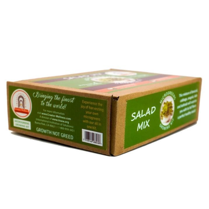 Salad Mix Microgreens Growing Kit by Creator Wellness, Perfect for Salads