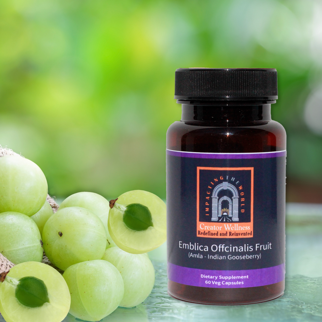 Amla - Indian Gooseberry | 225mg Fruit Extract | Emblica Officinalis Fruit | 60 Capsules