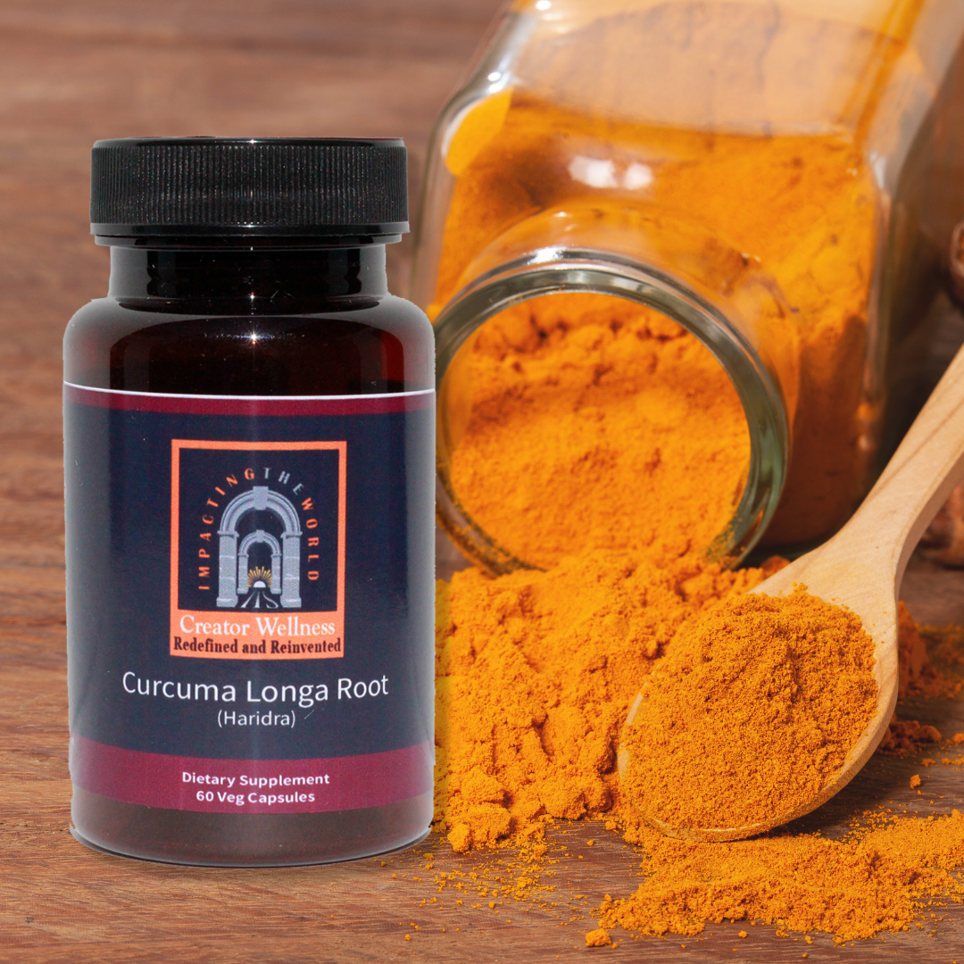 Turmeric | 225mg Root Extract | Curcuma Longa Root | 60 Veg Capsules