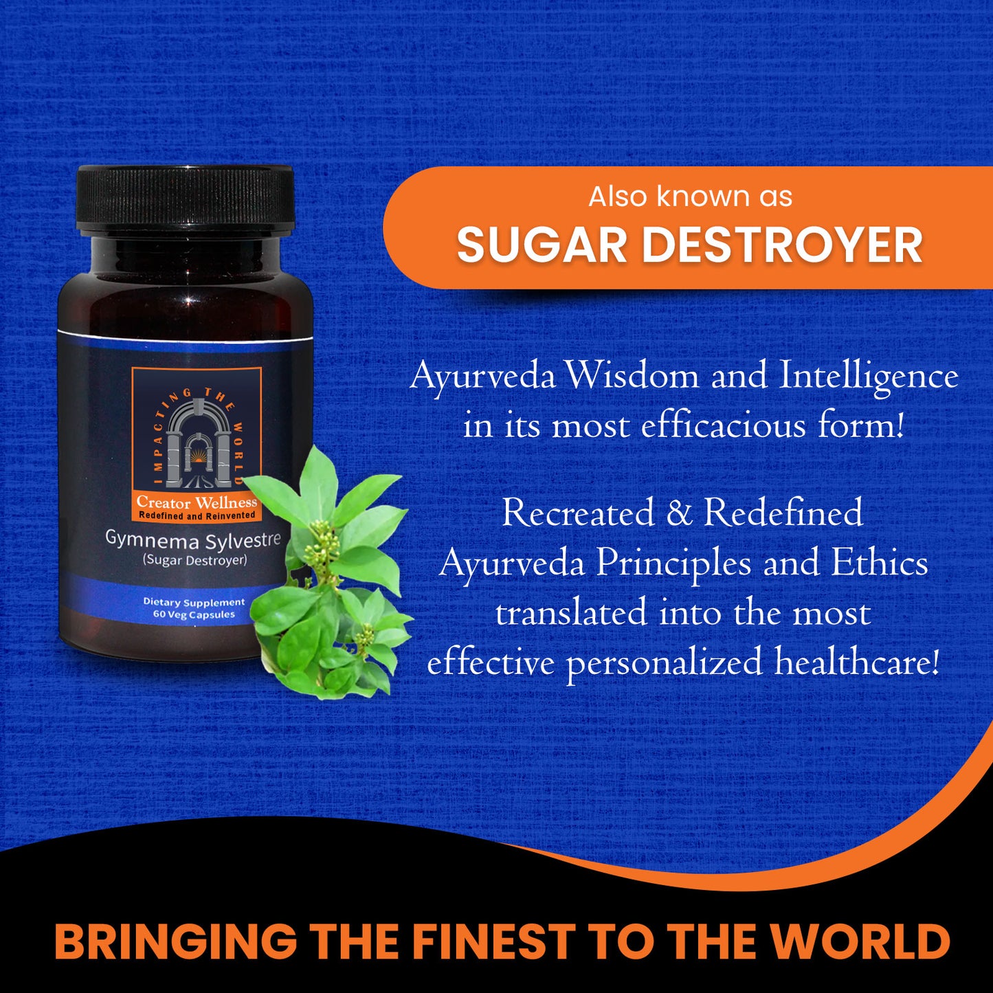 Gymnema sylvestre - Sugar Destroyer | 225mg Extract | 60 Capsules