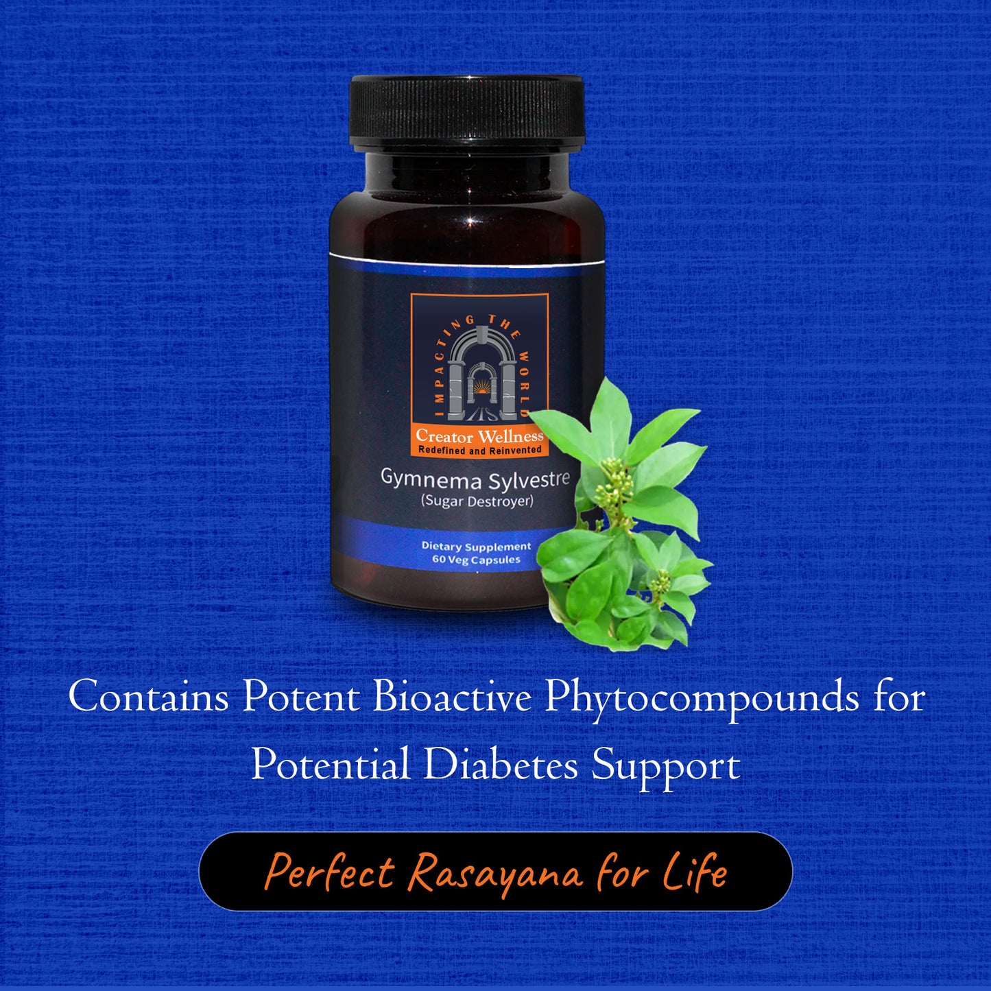 Gymnema sylvestre - Sugar Destroyer | 225mg Extract | 60 Capsules