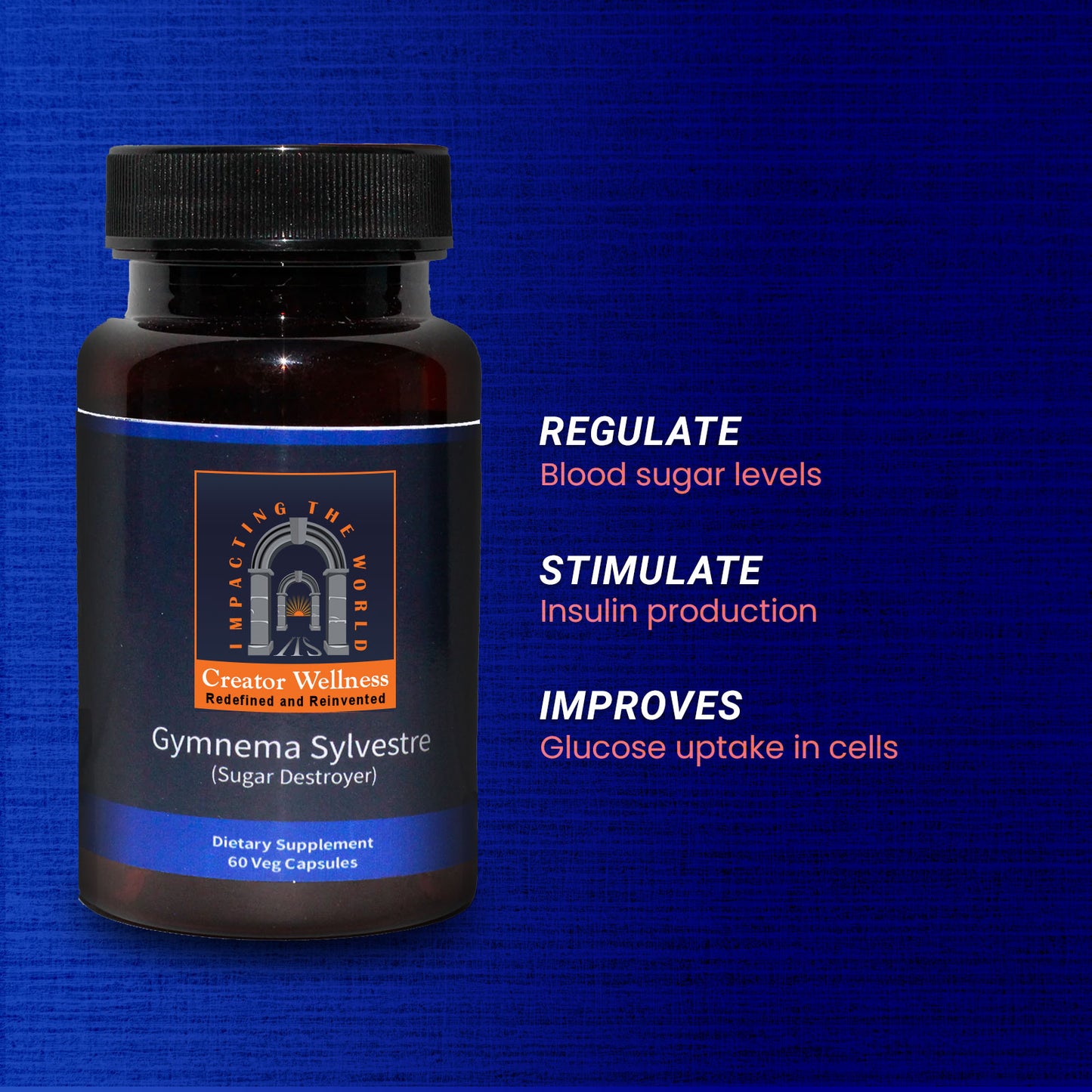 Gymnema sylvestre - Sugar Destroyer | 225mg Extract | 60 Capsules