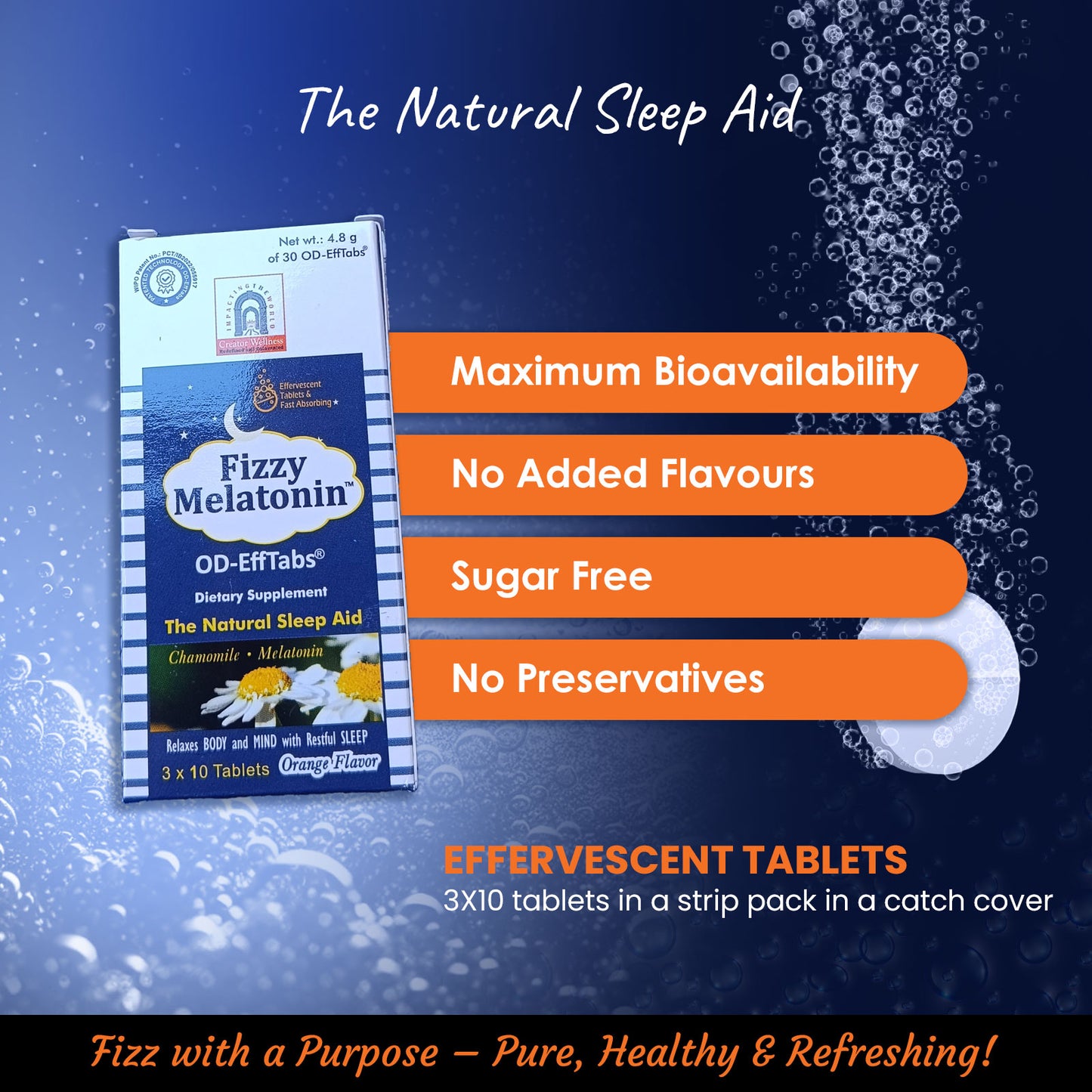 Fizzy Melatonin OD EffTabs