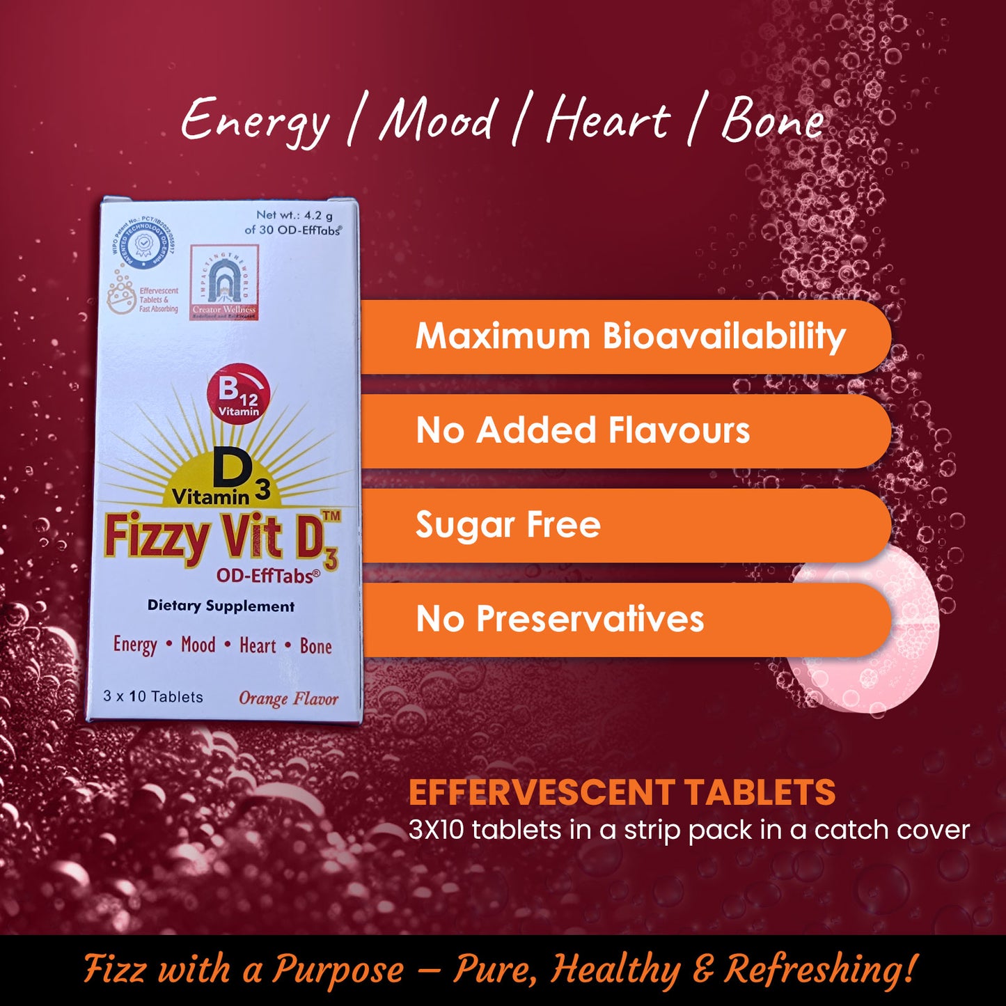 Fizzy Vit D3 OD EffTabs