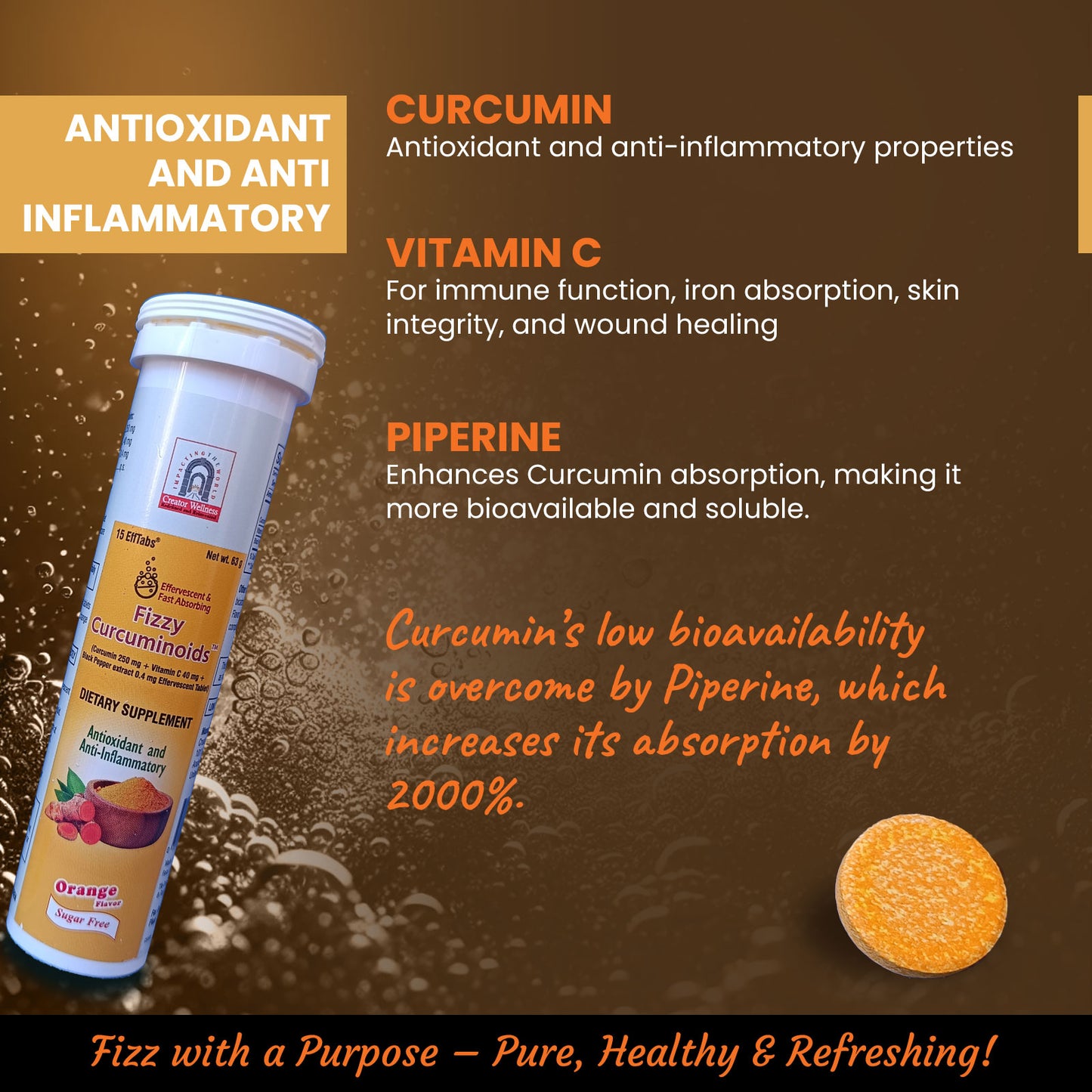Fizzy Curcuminoids EffTabs