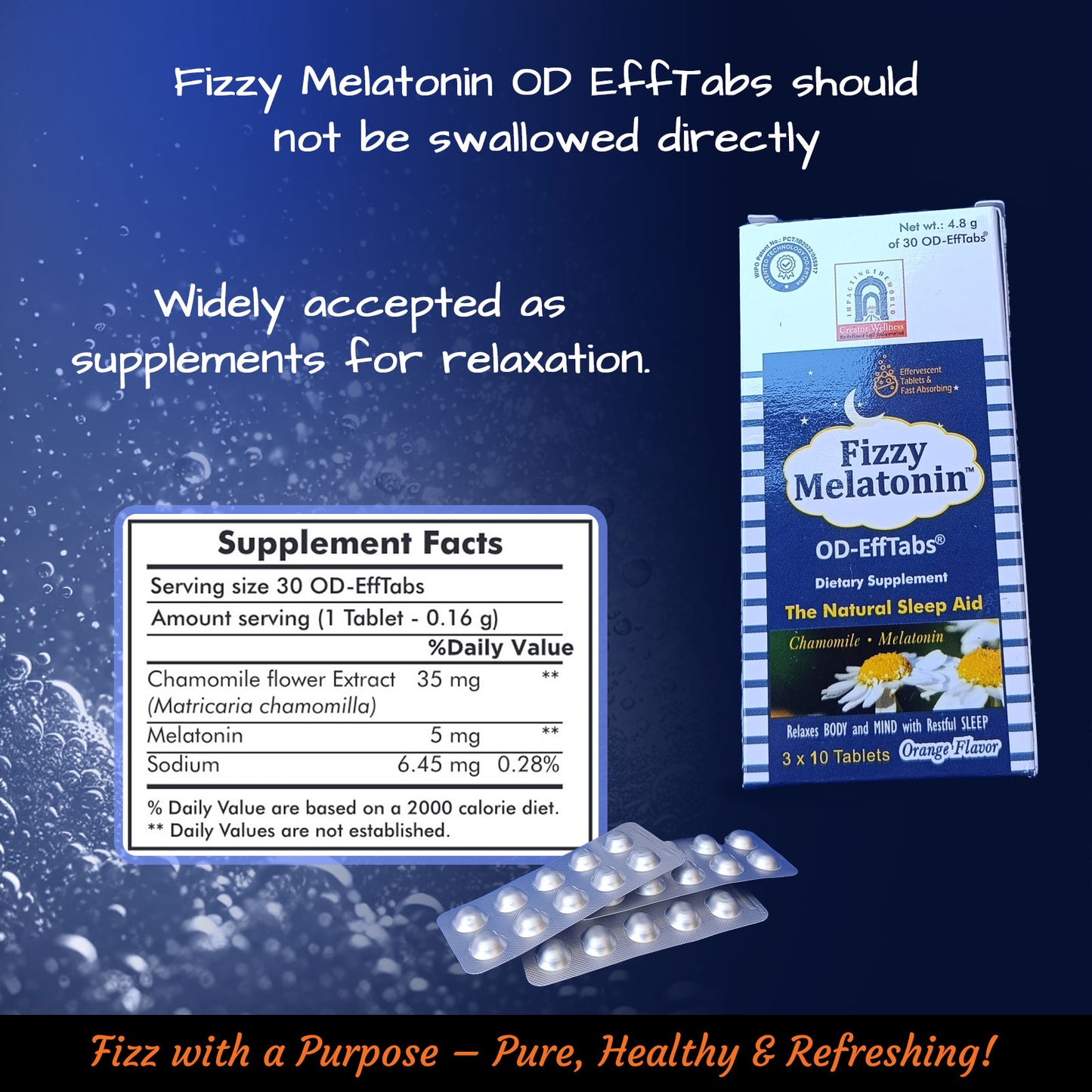 Fizzy Melatonin OD EffTabs