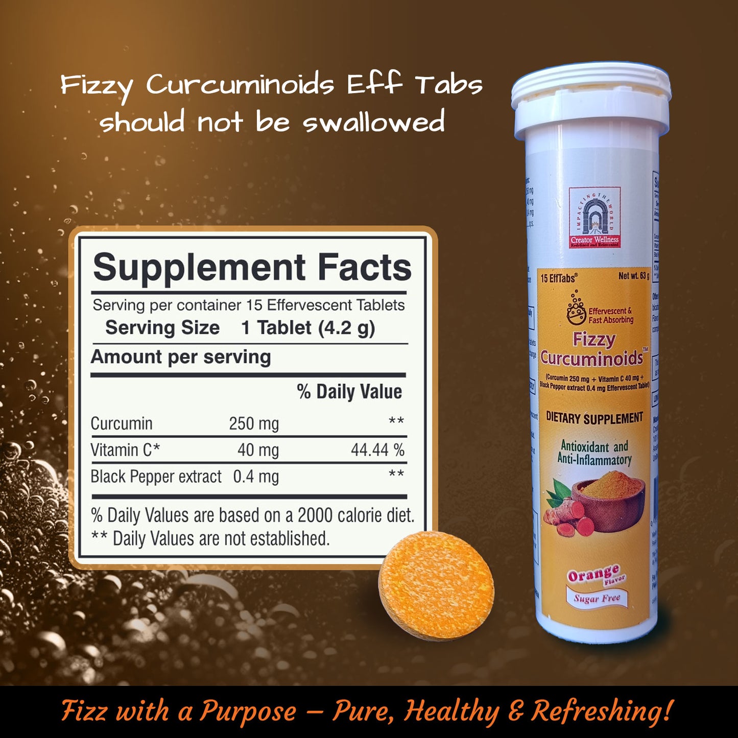 Fizzy Curcuminoids EffTabs