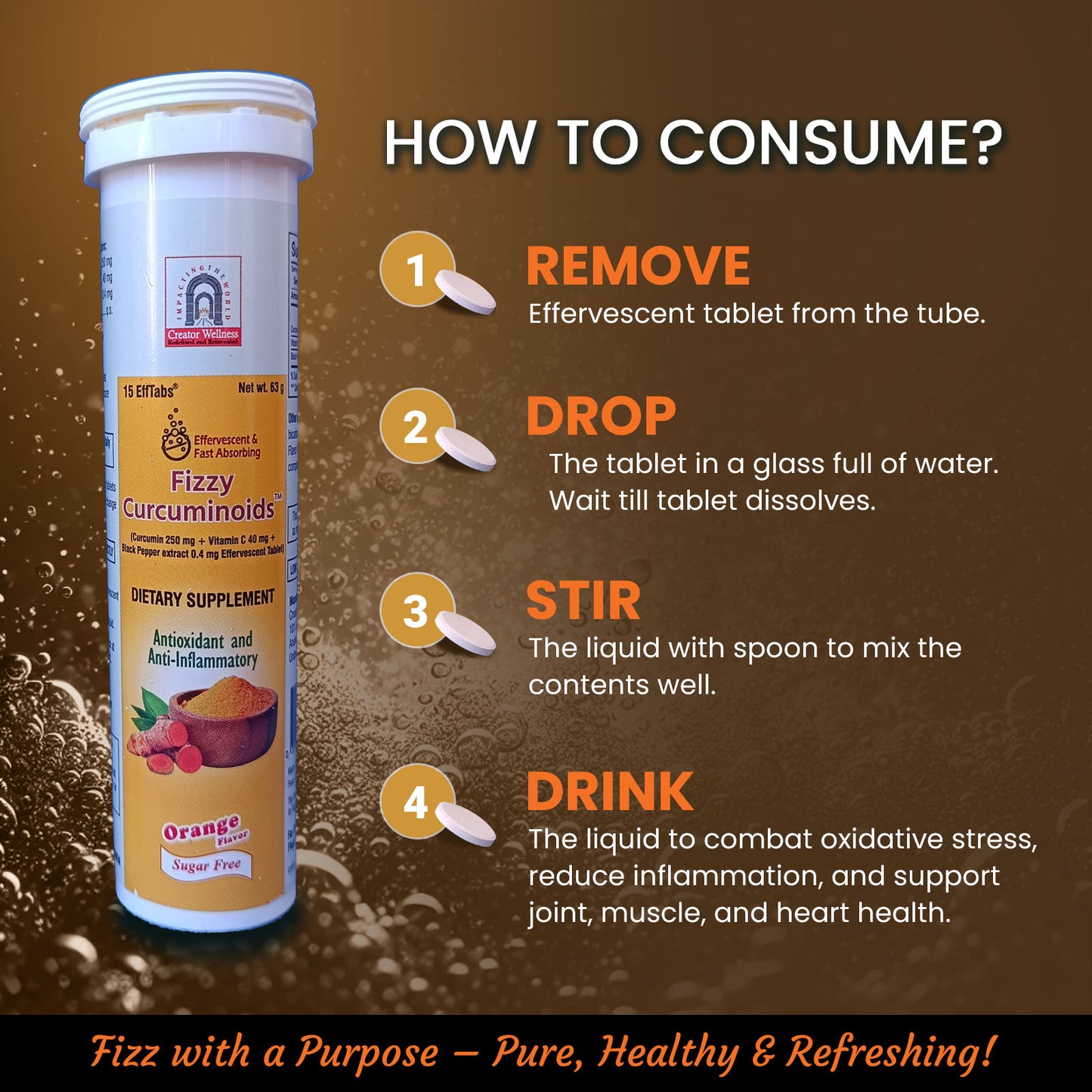 Fizzy Curcuminoids EffTabs