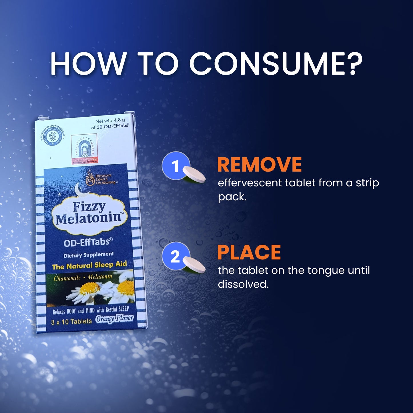 Fizzy Melatonin OD EffTabs