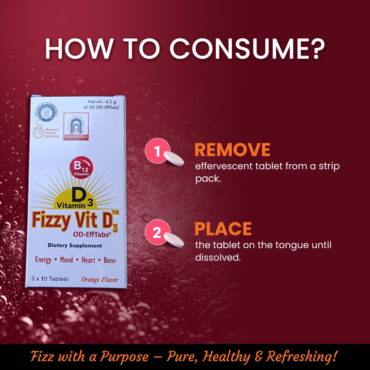 Fizzy Vit D3 OD EffTabs