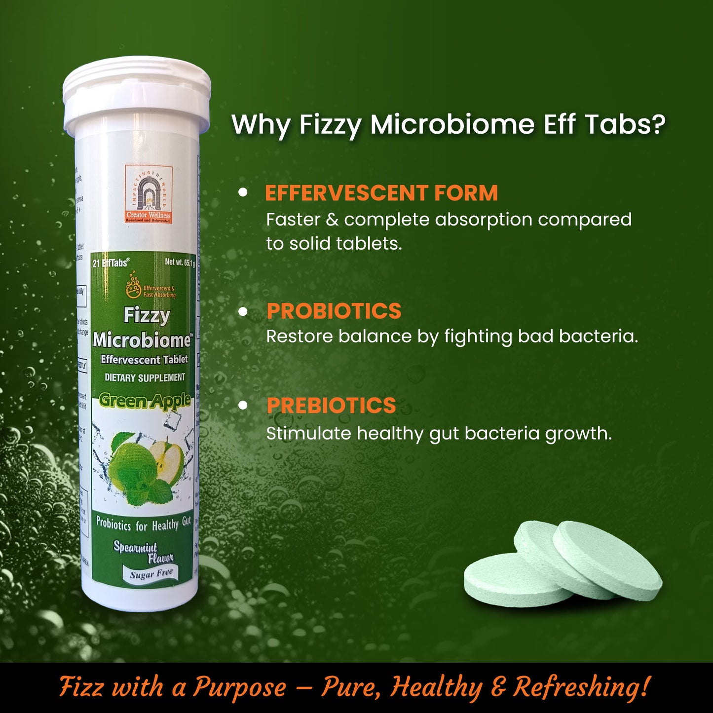 Fizzy Microbiome Eff Tabs