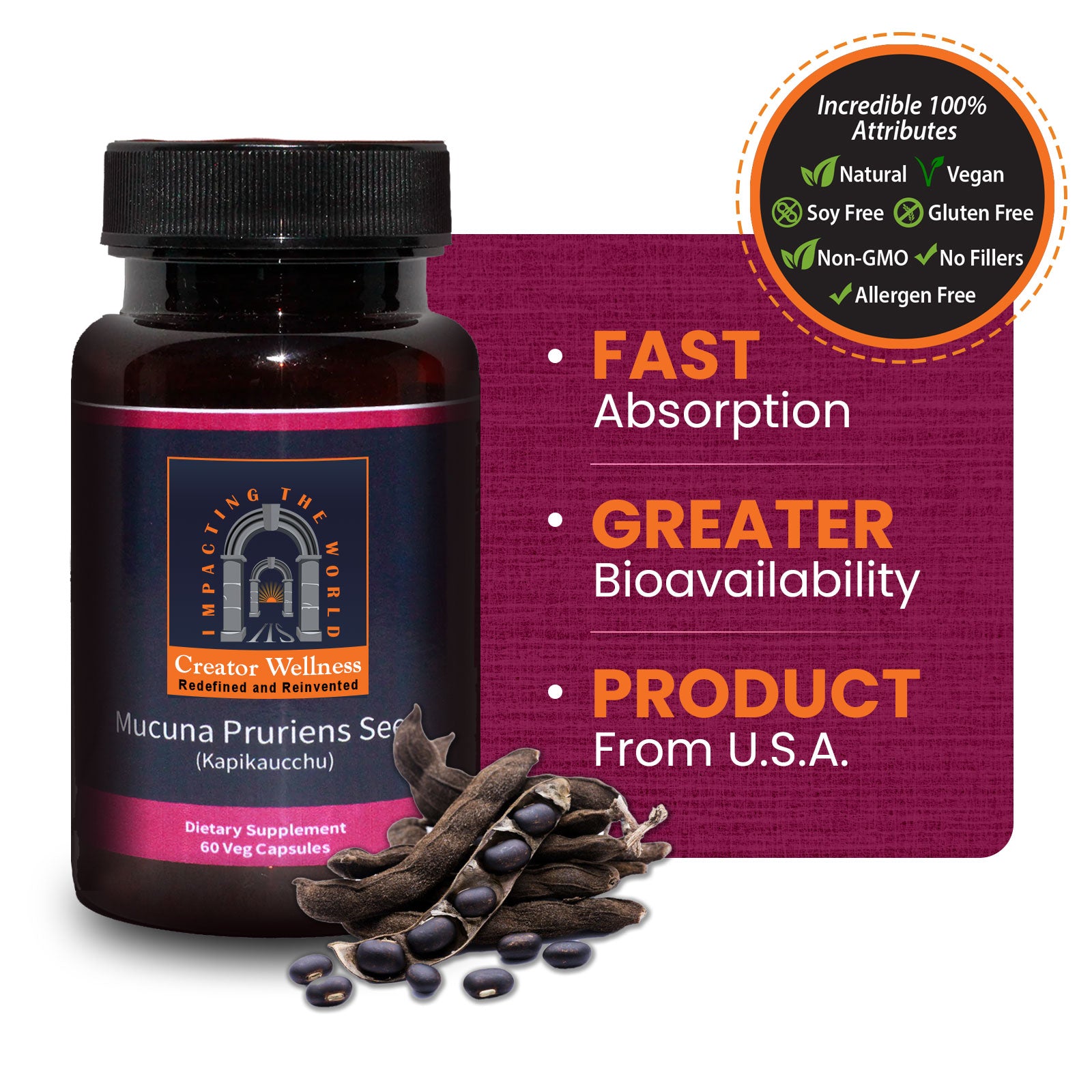 Natural Mucuna Pruriens Powder, Packaging Size : 150 Gram At Rs 550 / 150 Gram In Kerala - Foto 7