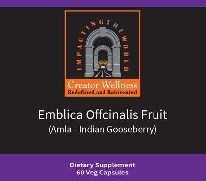 Amla - Indian Gooseberry | 225mg Fruit Extract | Emblica Officinalis Fruit | 60 Capsules