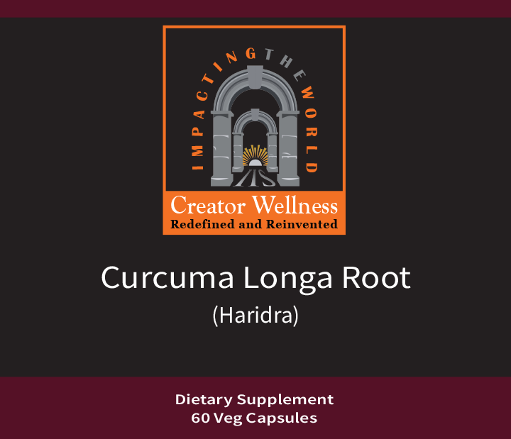 Turmeric | 225mg Root Extract | Curcuma Longa Root | 60 Veg Capsules