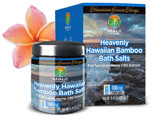 Full Spectrum CBD - Heavenly Hawaiian Bamboo Bath Salts