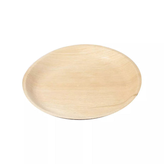 Creator Wellness Compostable 10 Inch Palm Leaf Round Plates Like Bamboo Plates | Biodegradable | Eco-Friendly, Microwave & Oven Safe, 100% Natural