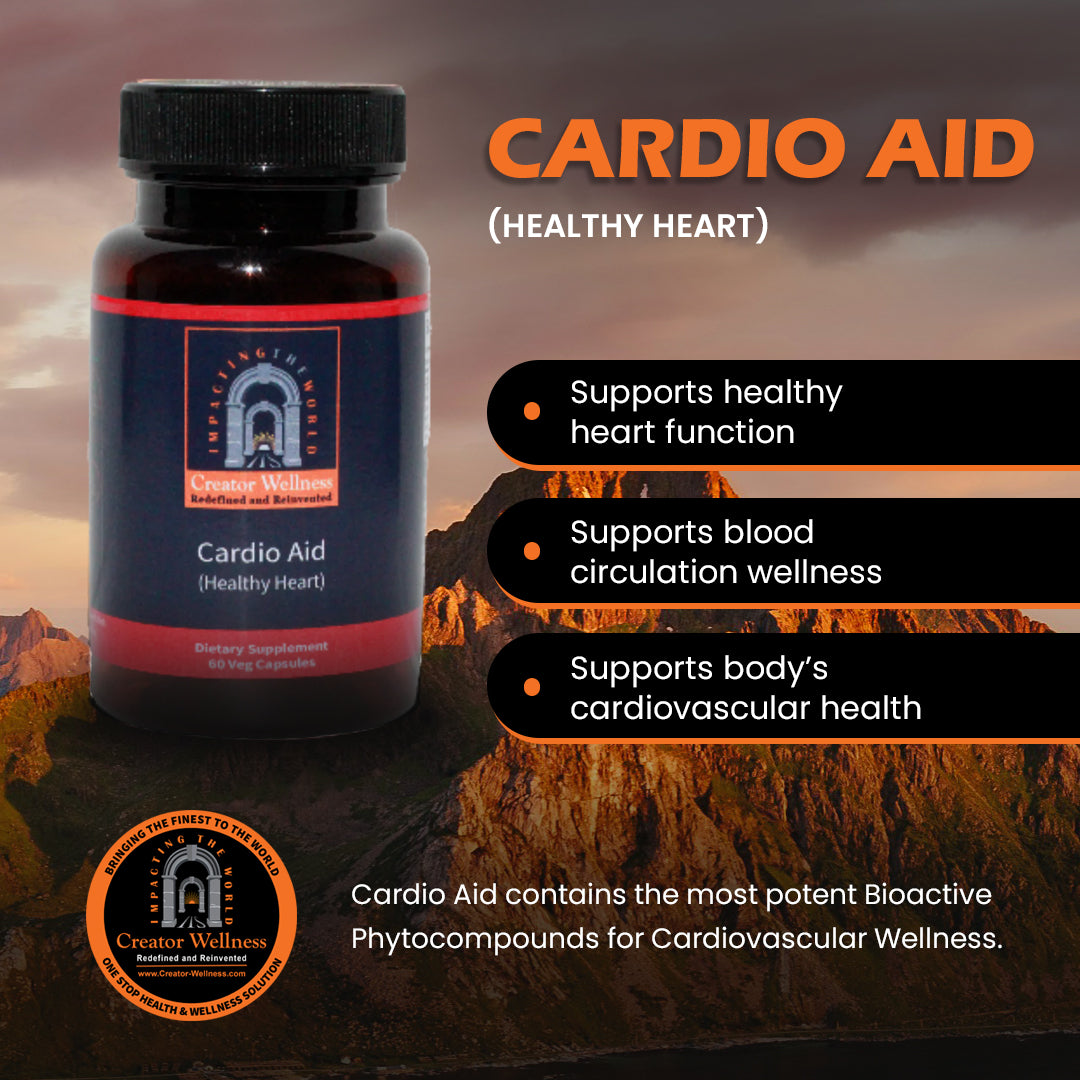 Cardio Aid (Healthy Heart) | Dietary Supplement | 60 Vegetarian Capsules