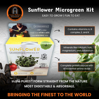 Sunflower Microgreen Kit