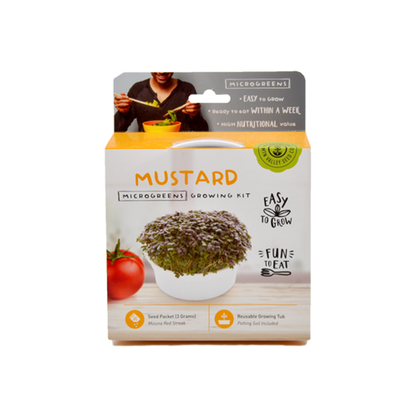 Mustard Microgreens Growing Kit