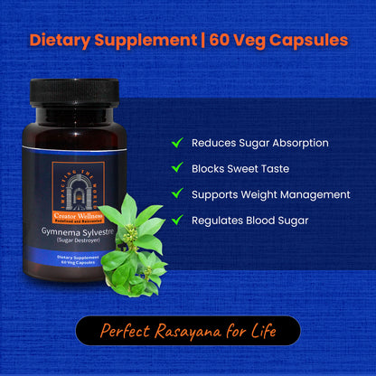 Gymnema sylvestre - Sugar Destroyer   |   225mg Extract   |   60 Capsules