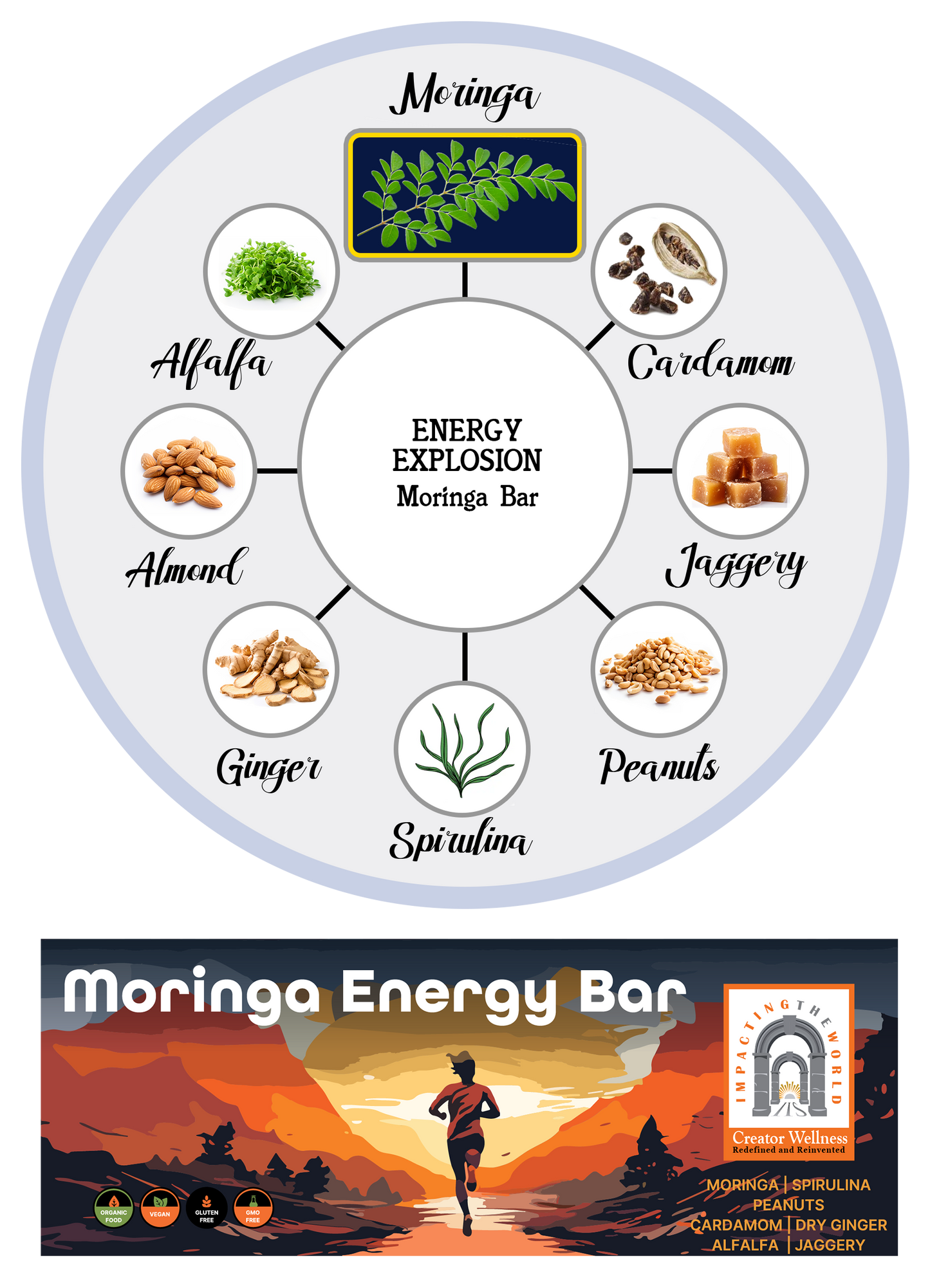 Moringa Energy Bar