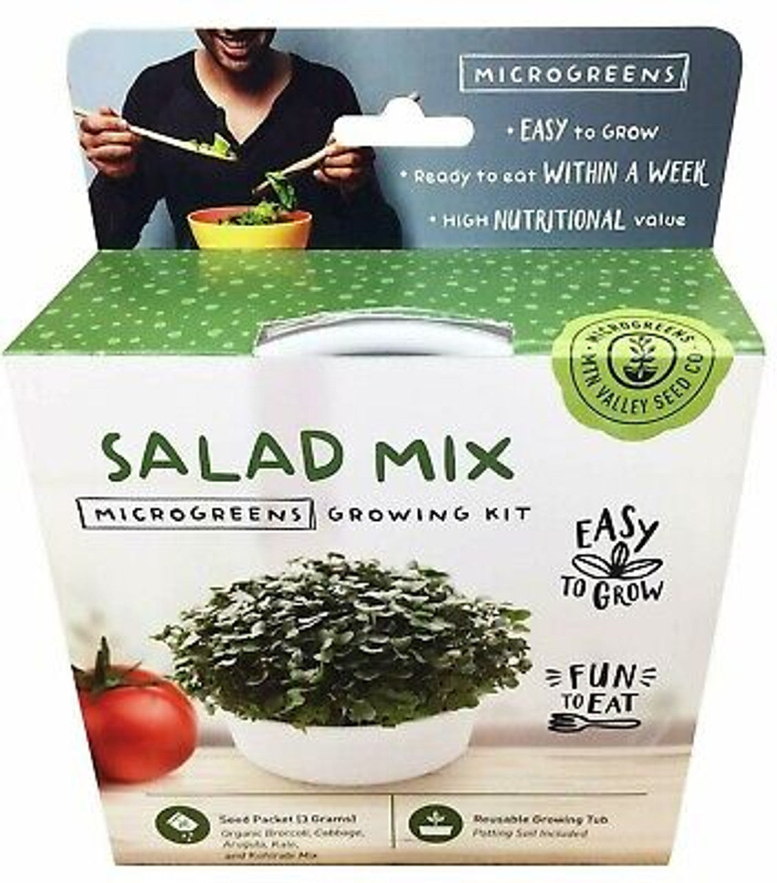 Salad Mix Microgreens Growing Kit