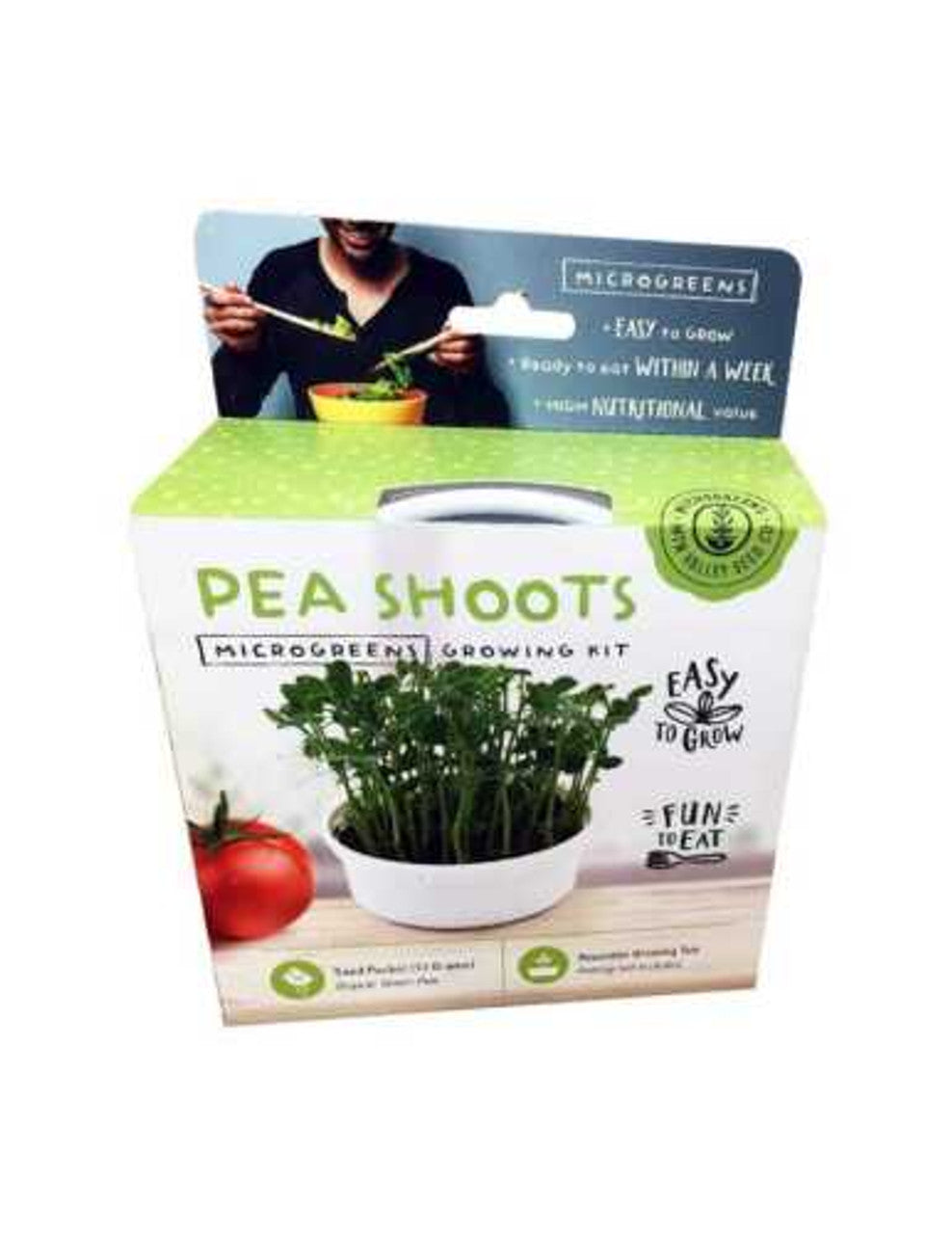 Pea Shoots Microgreens Growing Kit