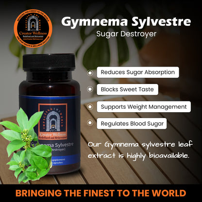 Gymnema sylvestre - Sugar Destroyer   |   225mg Extract   |   60 Capsules